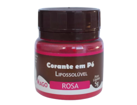 CORANTE PARA CHOCOLATE LIPOSSOLÚVEL ROSA - MAGO 5G