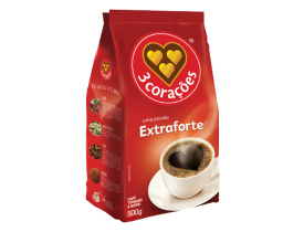 CAFÉ EXTRA FORTE 3 CORAÇÕES 500G